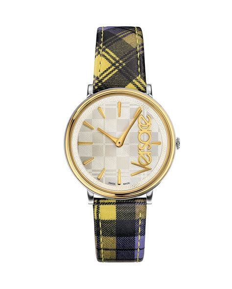 versace plaid watch|Versace watches credit card.